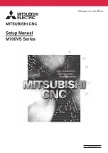 Mitsubishi Electric M700VS Series Setup Manual preview