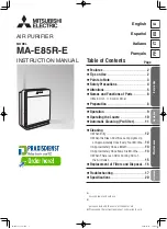 Preview for 1 page of Mitsubishi Electric MA-E85R-E Instruction Manual