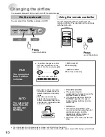 Предварительный просмотр 10 страницы Mitsubishi Electric MA-EF303HS-U Instruction Manual