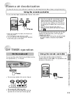 Предварительный просмотр 11 страницы Mitsubishi Electric MA-EF303HS-U Instruction Manual