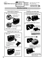 Предварительный просмотр 12 страницы Mitsubishi Electric MA-EF303HS-U Instruction Manual