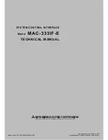 Предварительный просмотр 32 страницы Mitsubishi Electric MAC-333IF-E Technical Manual