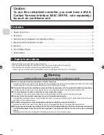 Preview for 3 page of Mitsubishi Electric MAC-821SC-E Installation Manual