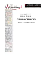 Mitsubishi Electric MC100 Manual preview