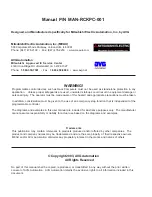 Предварительный просмотр 2 страницы Mitsubishi Electric MC100 Manual