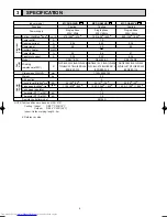 Предварительный просмотр 4 страницы Mitsubishi Electric MCF-A12WV-E1 Service Manual