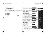 Mitsubishi Electric MCF-GA35VB Operating Instructions Manual preview