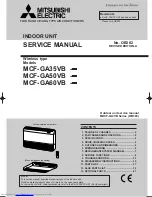 Предварительный просмотр 1 страницы Mitsubishi Electric MCF-GA35VB Service Manual