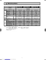 Предварительный просмотр 4 страницы Mitsubishi Electric MCFH-A12WV Service Manual