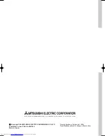 Предварительный просмотр 24 страницы Mitsubishi Electric MCFH-A12WV Service Manual