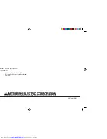 Preview for 14 page of Mitsubishi Electric MCFH-A24WV Installation Manual