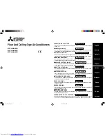 Предварительный просмотр 1 страницы Mitsubishi Electric MCFH-GA35VB Operating Instructions Manual