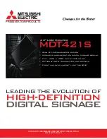 Mitsubishi Electric MDT421S Specifications preview