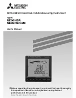 Preview for 1 page of Mitsubishi Electric ME96NSR User Manual