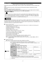 Preview for 6 page of Mitsubishi Electric ME96SSH-MB User Manual