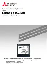 Preview for 1 page of Mitsubishi Electric ME96SSRA-MB User Manual