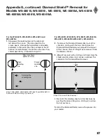 Preview for 87 page of Mitsubishi Electric MEDALLION WS-55615 Owner'S Manual