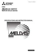 Mitsubishi Electric MELDAS MDS-B-SVJ2 Series Specifications And Instruction Manual preview