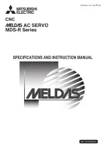 Preview for 1 page of Mitsubishi Electric MELDAS MDS-R Series Technical Specification And Instruction Manual