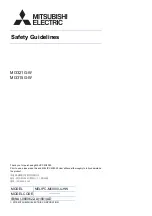 Preview for 1 page of Mitsubishi Electric MELIPC MI3315G-W Safety Manuallines