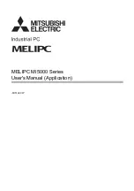 Preview for 1 page of Mitsubishi Electric MELIPC MI5000 Series User Manual