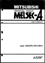 Preview for 1 page of Mitsubishi Electric MELSEC-A Series User Manual