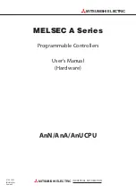 Mitsubishi Electric Melsec A Series User Manual preview