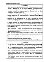 Предварительный просмотр 4 страницы Mitsubishi Electric Melsec A Series User Manual