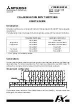 Mitsubishi Electric MELSEC FX2N-16SW User Manual preview