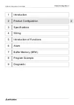 Предварительный просмотр 15 страницы Mitsubishi Electric MELSEC FX2N-2LC User Manual