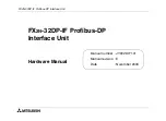 Preview for 3 page of Mitsubishi Electric MELSEC FX2N-32DP-IF Hardware Manual