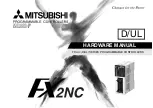 Preview for 1 page of Mitsubishi Electric MELSEC FX2NC-16MT-D/UL Hardware Manual