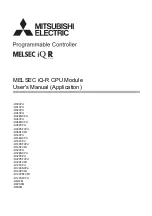 Preview for 1 page of Mitsubishi Electric MELSEC iQ-R-R00CPU User Manual