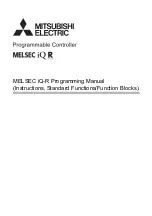 Preview for 1 page of Mitsubishi Electric MELSEC iQ-R Series Programming Manual