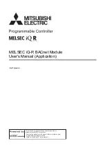 Mitsubishi Electric MELSEC iQ-R User Manual preview