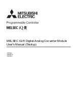 Preview for 1 page of Mitsubishi Electric MELSEC iQ-R60DA4 Startup User'S Manual