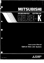 Preview for 1 page of Mitsubishi Electric melsec-k Instruction Manual