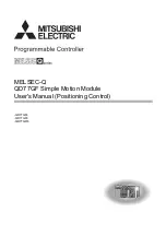 Preview for 1 page of Mitsubishi Electric MELSEC Q Series User Manual