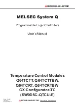 Mitsubishi Electric MELSECSystem Q User Manual preview