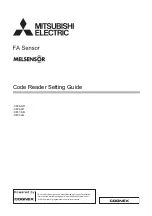 Preview for 1 page of Mitsubishi Electric Melsensor CF26-LR Settings Manual