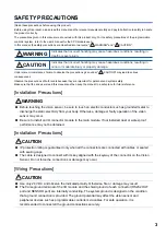 Preview for 5 page of Mitsubishi Electric MELSENSOR Vision Sensor VS20 Series User Manual