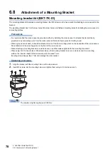 Предварительный просмотр 80 страницы Mitsubishi Electric MELSENSOR VS70 Series User Manual