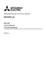 Предварительный просмотр 1 страницы Mitsubishi Electric MELSERVO-JET MR-JET G Series User Manual