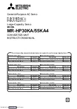 Mitsubishi Electric MELSERVO MR-HP30KA Instruction Manual preview