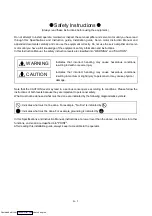 Preview for 2 page of Mitsubishi Electric MELSERVO MR-HP30KA Instruction Manual