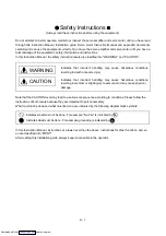 Preview for 2 page of Mitsubishi Electric MELSERVO MR-J2 C Series Instruction Manual