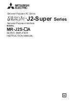 Preview for 1 page of Mitsubishi Electric MELSERVO MR-J2S- A Instruction Manual
