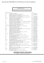 Предварительный просмотр 590 страницы Mitsubishi Electric Melservo MR-J3-100B Handbook