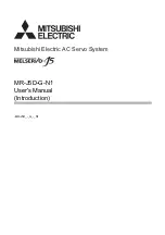 Preview for 1 page of Mitsubishi Electric MELSERVO MR-J5-G-N1 Series User Manual