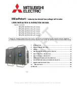 Preview for 1 page of Mitsubishi Electric MEsoftstart/I00 Users, Installation & Instruction Manual